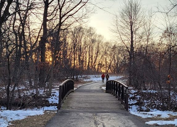 Cleary Lake site of winter wellness walk on March 12. Courtesy image / Three Rivers Park District