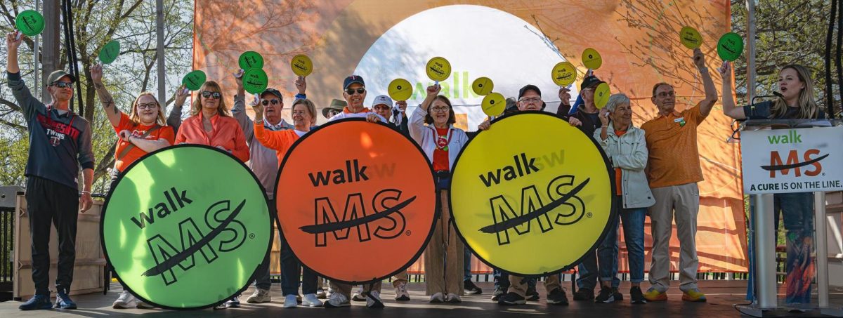 Bob Miller was supported by many family members during this year's Walk MS Twin Cities. Submitted photo / Bob Hosker