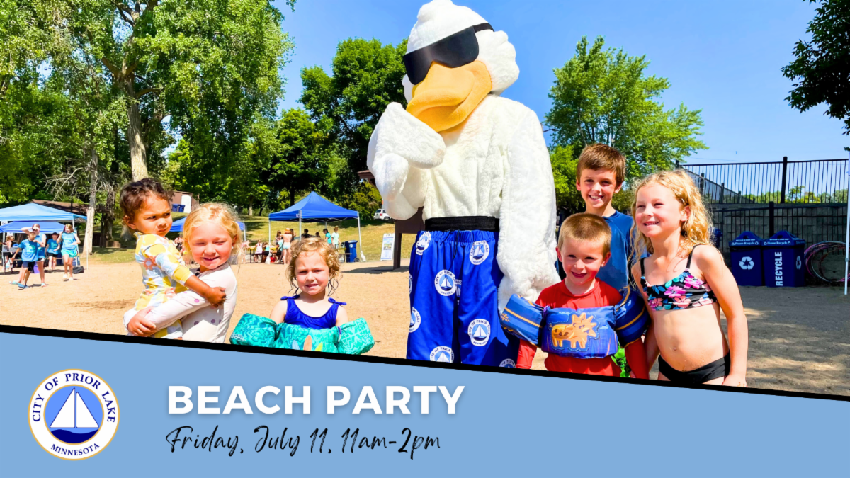 Sand Point is the perfect spot for a Beach Party on July 11.