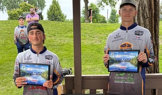 Jake Domer and Henry Michaelson pulled in a first place win in the qualifer tournament held on Prior Lake June 11.