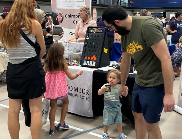 Many local businesses and service organizations are represented at the annual Fall Community Fest.