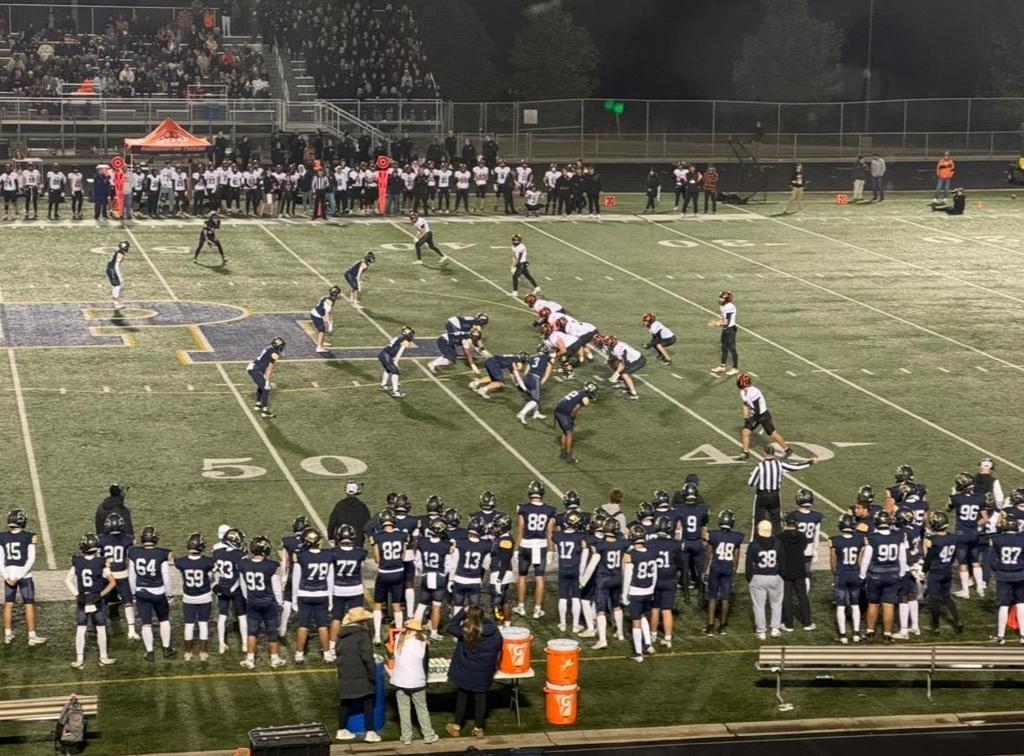 The Lakers produced a big win over Farmington on Oct. 15. (Photo by Taylor Smith)