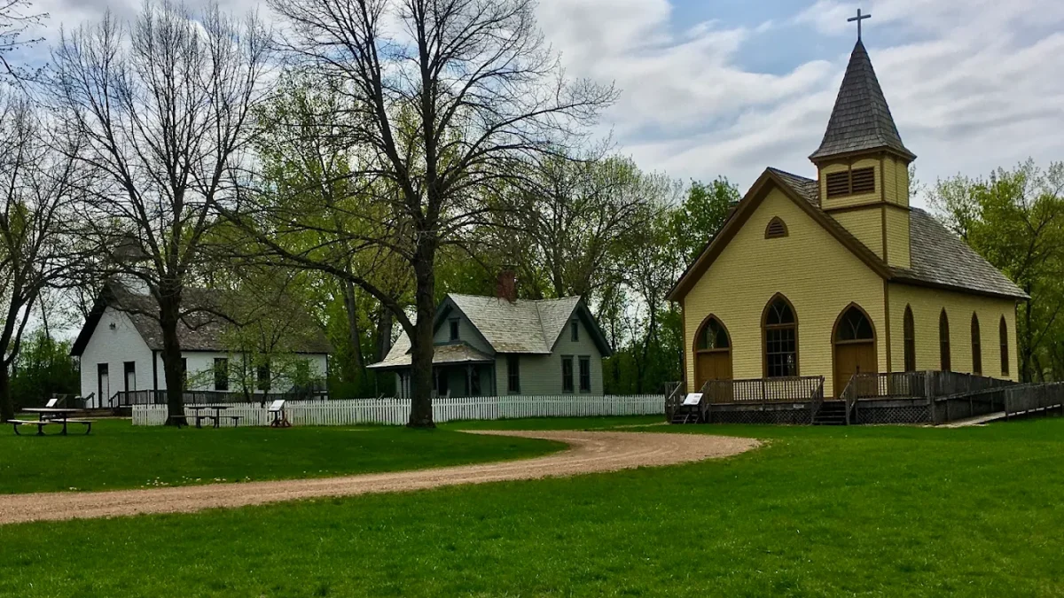 Buildings from the 1800s have been renovated and moved to The Landing in Shakopee.