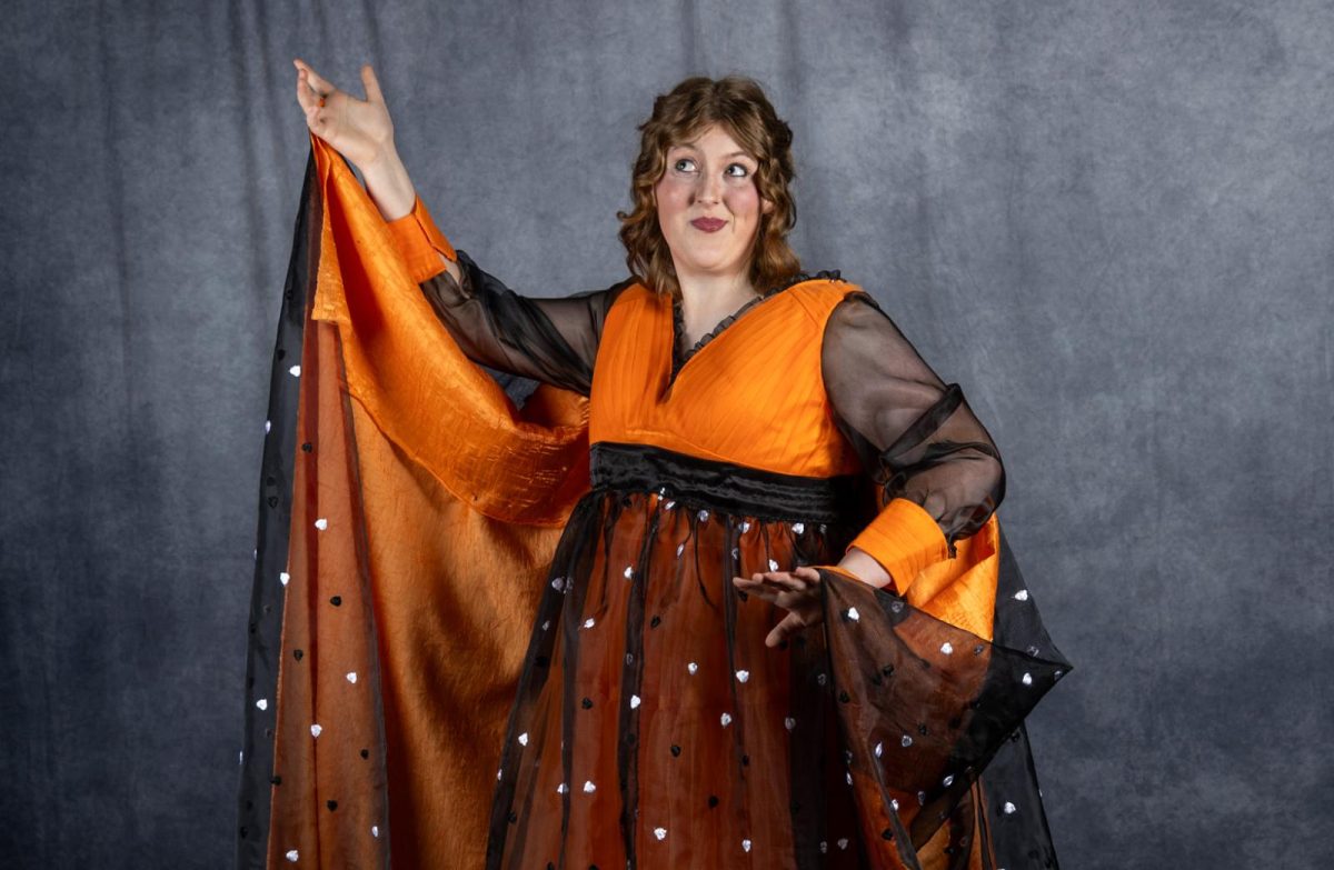 Lindsey Madsen plays Cinderella's Fairy Godmother. (R. Weaver Photography)