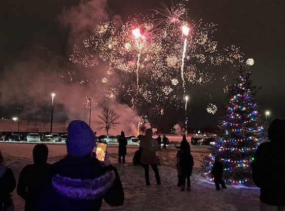 Fireworks lit up the sky during the City of Prior Lake's DecemBRRR Dazzle on Dec. 5.