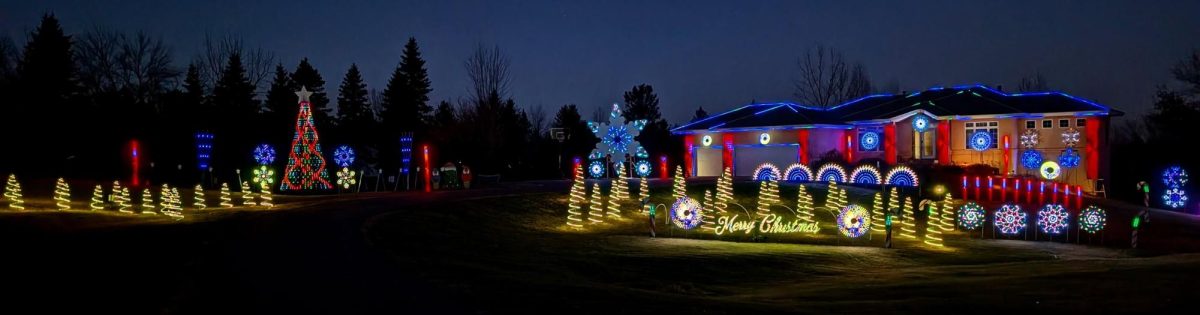 The "Lights on Mushtown" display is located at 17881 Mushtown Rd. and runs through Jan. 4.