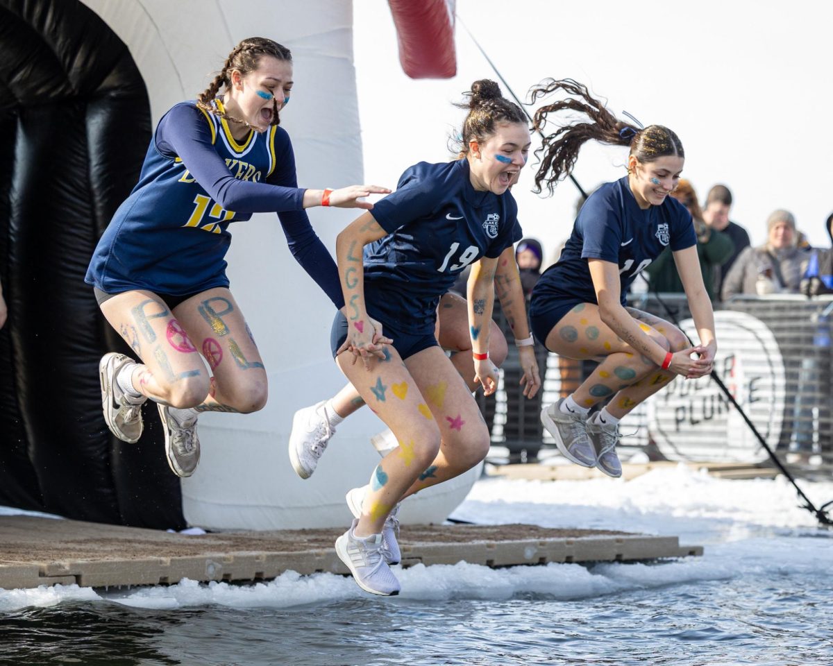 Approximately 365 Prior Lake High School students participated in last Saturday's 18th annual Polar Plunge.