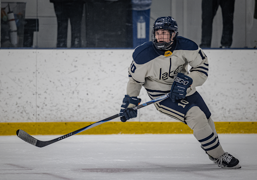 Gavin Lind had one goal and one assist when the Lakers played Eden Prairie. (Caty Mawing Photography)