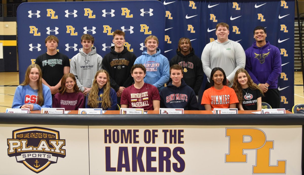 Fourteen PLHS students signed a national letter of intent earlier this month.