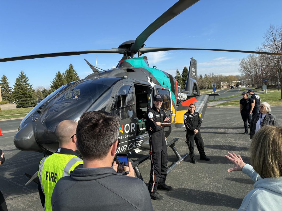 Members of the North Memorial Air Care team out of Faribault kicked off the second "Community Academy" class.