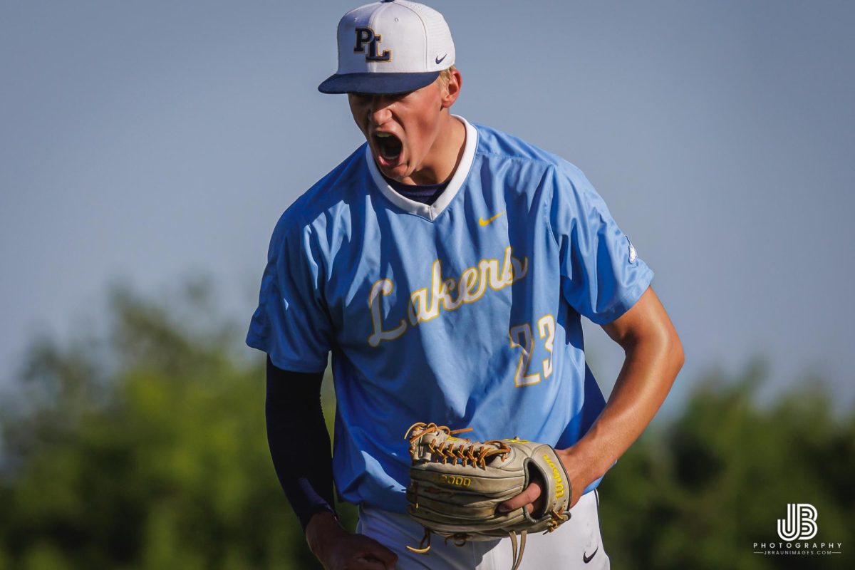 Colton Gunderson was the starting pitcher in the Wednesday game with the Chaska Hawks. (Photo by Justin Braun Photography)