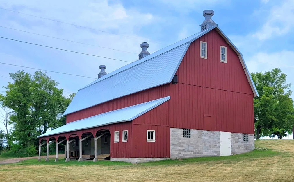 Cedar Lake Farm Regional Park is located on the south shore of Cedar Lake, near New Prague.
