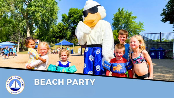 Sand Point is the perfect spot for a beach party on July 10.