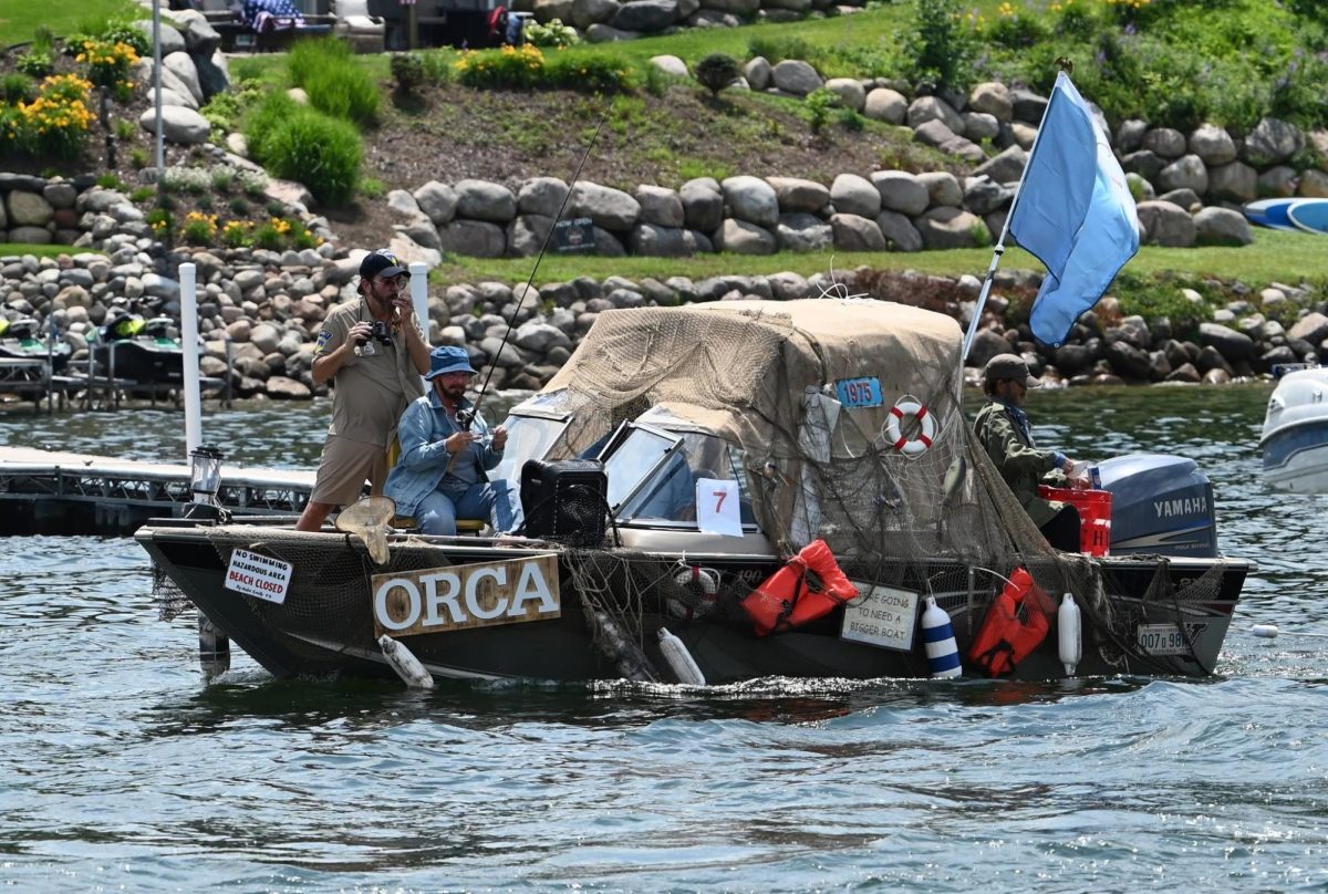Jaws Legacy took first place honors in the July 4 boat parade.