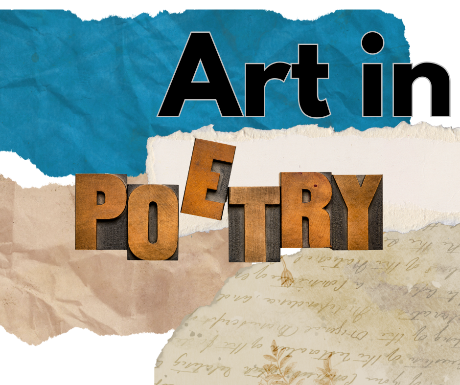 Local teens can craft their own visual poetry at the library’s upcoming workshop.